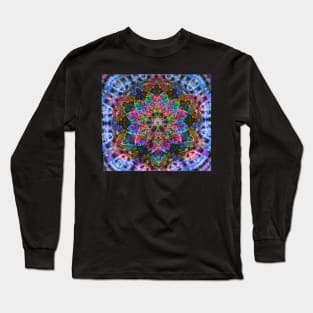 Tie Dye Graphic psychedelic art grateful dead head mothers day phish tour Long Sleeve T-Shirt